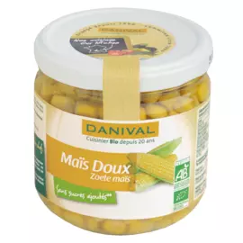 Кукуруза сладкая, стеклянная банка, 370 г, Danival