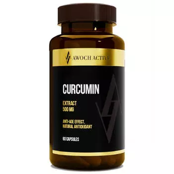 Куркумин, 60 капсул, AWOCHACTIVE