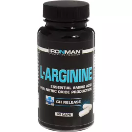 L-аргинин, 60 капсул, IRONMAN