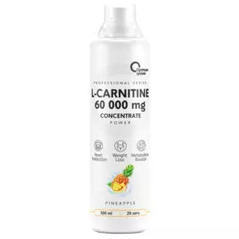 L-Carnitine Concentrate 60 000 Power, ананас, 500 мл, Optimum System