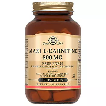 L-карнитин, 30 таблеток, Solgar