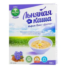 Льняная каша "Алфит Плюс", "Диета", 400 г, Алфит Плюс