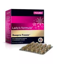 Lady's Formula «Энерго-тоник», 30 капсул, PharmaMed