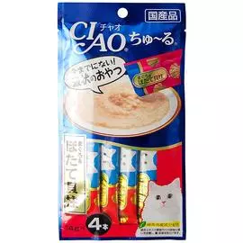 Лакомство для кошек гребешок и тихоокеанский тунец, 56 гр, Japan Premium Pet