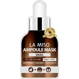 Маска ампульная с экстрактом слизи улитки, 25 гр, LA MISO