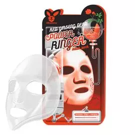 Маска для лица с женьшенем Red ginseng deep power ringer mask pack, 23 гр (10), Elizavecca