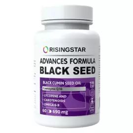 Масло черного тмина, 60 капсул, Risingstar