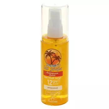Масло для загара Янтарная дыня SPF12, 135 мл, FLORESAN