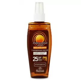 Масло Интенсивный загар водостойкое SPF25, 150 мл, FLORESAN