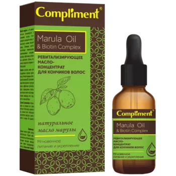 Масло-концентрат для кончиков волос Marula Oil&Biotin, 25мл, Compliment