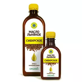 Масло льняное «Сибирское», 500 мл, Компас Здоровья