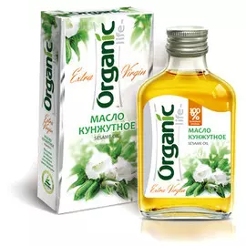 Масло пищевое нерафинированное кунжутное, 100 мл, Organic Life