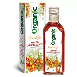 Масло пищевое нерафинированное облепиховое, 250 мл, Organic Life