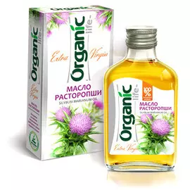 Масло пищевое нерафинированное расторопши, 100 мл, Organic Life