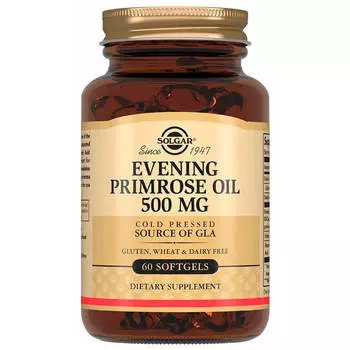 Масло примулы вечерней, 500 мг, 60 капсул, Solgar