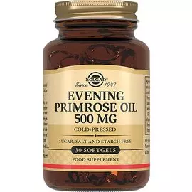 Масло примулы вечерней, 500 мг, 60 капсул, Solgar