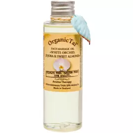 Массажное масло для лица «БЕЛАЯ ОРХИДЕЯ, ЖОЖОБА И СЛАДКИЙ МИНДАЛЬ» 120 мл, OrganicTai