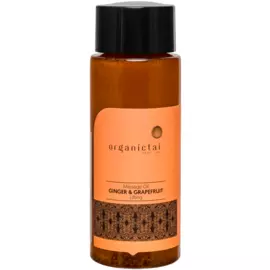 Массажное масло ИМБИРЬ И ГРЕЙПФРУТ подтягивающее, 100 мл, OrganicTai