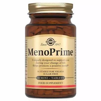 Мено Прайм, 30 таблеток, Solgar