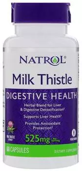 MILK THISTLE ADVANTAGE, 525 мг, 60 капсул, Natrol
