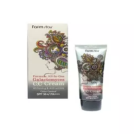 Многофункциональный СС-крем с ферментом галактомисис SPF50+/PA+++, 50 гр, FarmStay