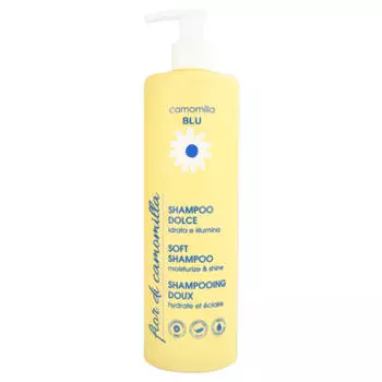 Мягкий шампунь для волос "Увлажнение и Блеск" Soft shampoo moisturize & shine, 500 мл, Camomilla Blu