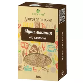 Мука экологическая льняная, 300 г, Оргтиум