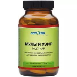 Мульти хэир, 30 таблеток, SupHerb