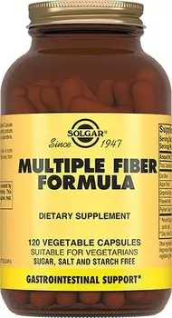 Мультиформула пищевых волокон, 120 капсул, Solgar