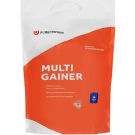 Мультикомпонентный гейнер, вкус «Клубника со сливками», 3 кг, Pure Protein