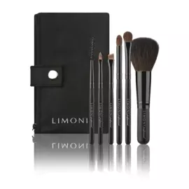 Набор кистей COMPACT KIT из 6 предметов + чехол, Limoni