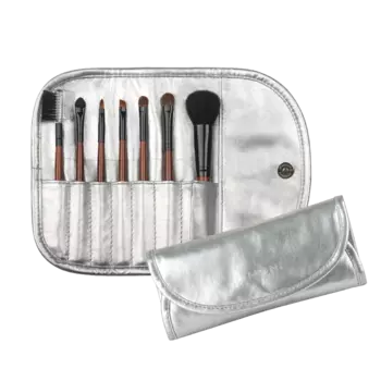 Набор кистей SILVER TRAVEL KIT из 7 предметов + чехол, Limoni