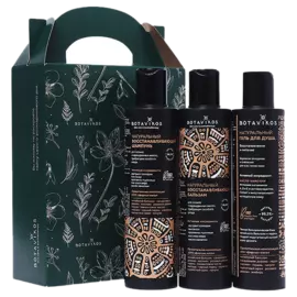 Набор подарочный Recovery для тела и волос, 3 предмета, Botavikos