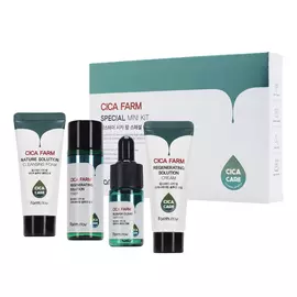 Набор средств по уходу за кожей с центеллой азиатской, 4 продукта, FarmStay