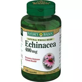 Натуральная эхинацея, 400 мг, 100 капсул, Nature's Bounty