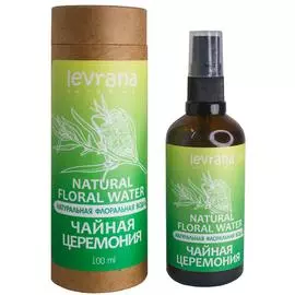 Натуральная флоральная вода для лица и тела, Чайная церемония, 100 мл, Levrana