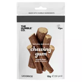 Натуральная жевательная резинка, соленая лакрица, HUMBLE