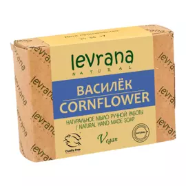 Натуральное мыло ручной работы «Василёк», 100 гр, Levrana