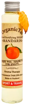 Натуральный укрепляющий шампунь для волос «МАНДАРИН», 100 мл,OrganicTai