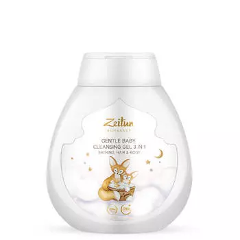 Нежный детский гель 3 в 1: для купания, очищений волос и тела, 250 мл, ZEITUN
