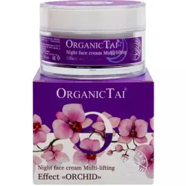 Ночной крем для лица Мульти-лифтинг эффект «ОРХИДЕЯ», 50 мл,OrganicTai