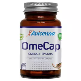 OmeCap Омега-3, 80 капсул, Avicenna