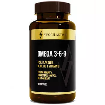 Омега 3-6-9, 90 капсул, AWOCHACTIVE