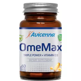 OmeMax + Vitamin D3, 60 капсул, Avicenna