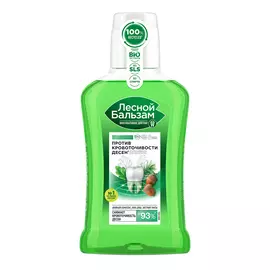 Ополаскиватель на отваре трав с корой дуба против кровоточивости десен, 250 мл, Лесной Бальзам
