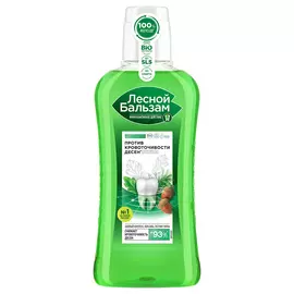 Ополаскиватель на отваре трав с корой дуба против кровоточивости десен, 400 мл, Лесной Бальзам