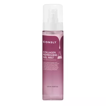 Освежающий гель-мист для лица с коллагеном, 120 мл, Consly