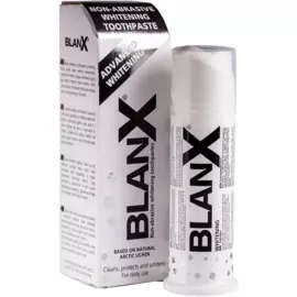 Отбеливающая зубная паста Advanced Whitening, диспенсер, 75 мл, Blanx