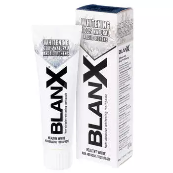 Отбеливающая зубная паста Advanced Whitening, туба, 75 мл, Blanx