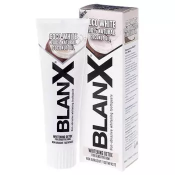 Отбеливающая зубная паста Кокос, 75 мл, Blanx